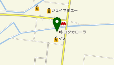 トヨタカローラ山形鶴岡店の地図画像