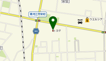 山形トヨタ自動車寒河江店の地図画像