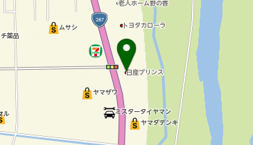日産プリンス山形長井店の地図画像