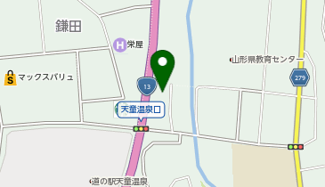 山形日産自動車天童店の地図画像