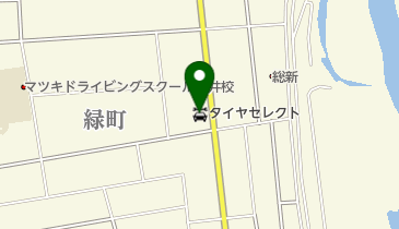 タイヤセレクト長井の地図画像
