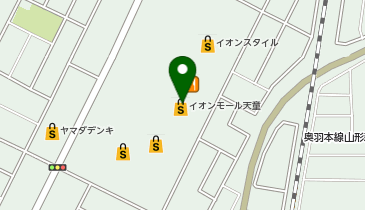 ペッパーランチイオンモール天童店の地図画像