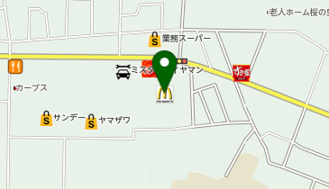 マクドナルド南陽ヤマザワ店の地図画像