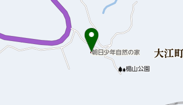 山形県朝日少年自然の家の地図画像