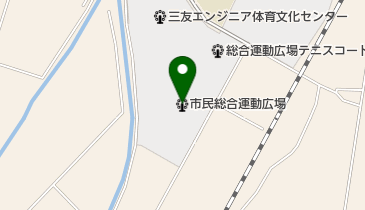 上山市民総合運動広場の地図画像