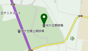 酒田市営光ケ丘野球場の地図画像