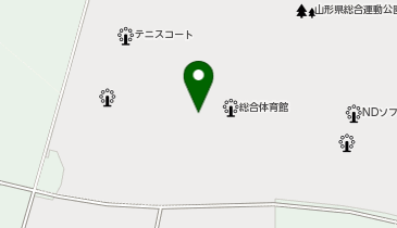 山形県総合運動公園サブアリーナの地図画像