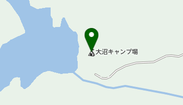 大沼キャンプ場の地図画像