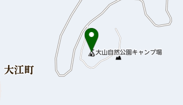 大山自然公園キャンプ場の地図画像