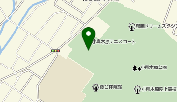 鶴岡市小真木原スケート場の地図画像