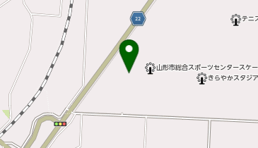 山形市総合スポーツセンタースケート場の地図画像