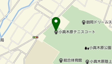 小真木原テニスコートの地図画像