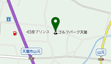 ゴルフパーク天童の地図画像