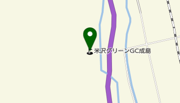 米沢グリーンゴルフクラブ成島の地図画像