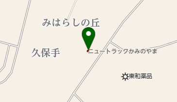 ニュートラックかみのやまの地図画像