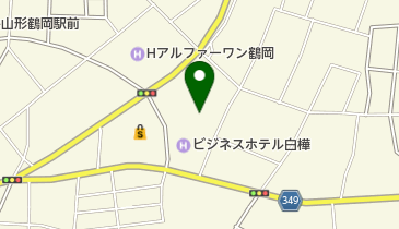 鶴岡ヤマテボウルの地図画像