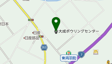大成ボウリングセンターの地図画像