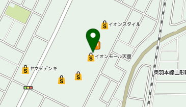 FUNTOSイオンモール天童店の地図画像
