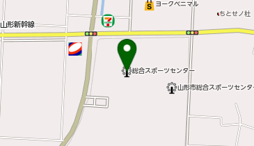 山形市総合スポーツセンターの地図画像