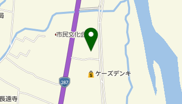 長井市民小出プールの地図画像
