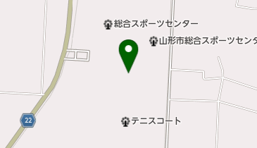 山形市総合スポーツセンター屋外プールの地図画像