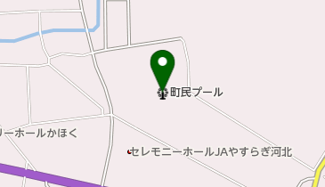 河北町民プールの地図画像