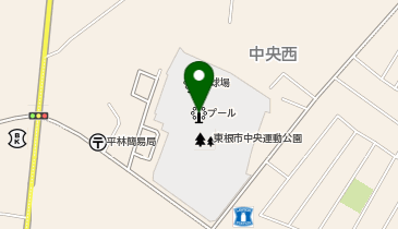 東根市中央運動公園プールの地図画像