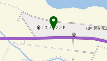 全国さくらんぼの種吹きとばし大会の地図画像