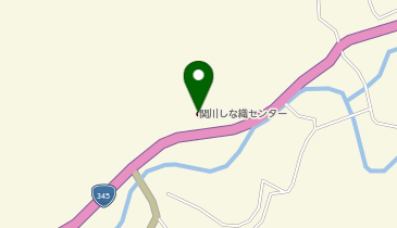 関川しな織まつりの地図画像