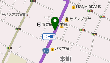 山形初市の地図画像