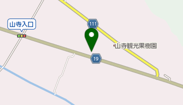 山寺観光果樹園の地図画像