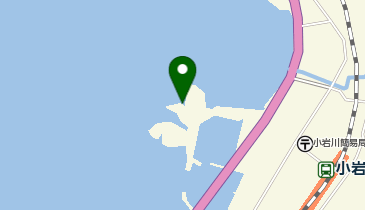 小岩川海岸の地図画像