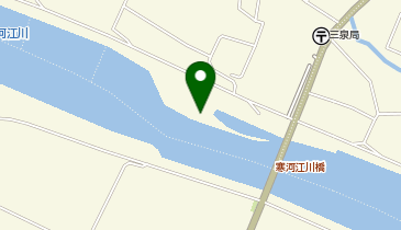 寒河江川の地図画像