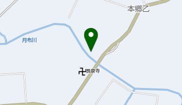 月布川志津橋付近の地図画像