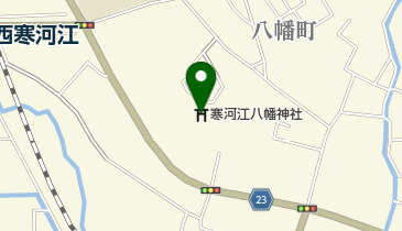 寒河江八幡宮の地図画像