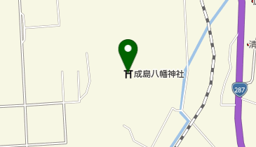 成島八幡神社の地図画像