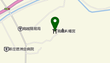 鳥越八幡神社の地図画像