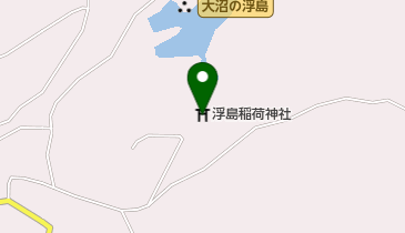浮島稲荷神社の地図画像