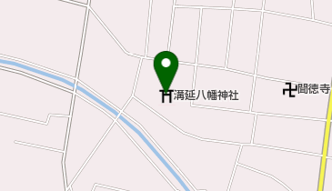 溝延八幡神社の地図画像