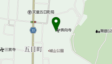 仏向寺の地図画像