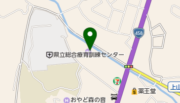 上山温泉河崎地区の地図画像