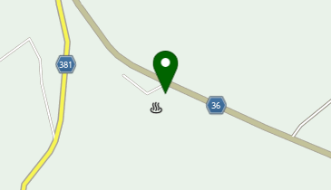 ゆざ温泉の地図画像