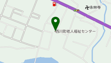 西川町老人福祉センターの地図画像