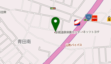青田健康ランドの地図画像