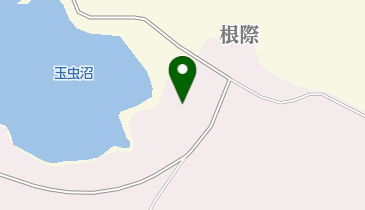 玉虫沼の地図画像