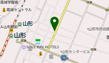 山形サンプラザ朝日ビルの地図画像