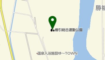 櫛引総合運動公園の地図画像