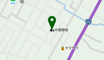 中里緑地の地図画像