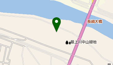 最上川中山緑地の地図画像