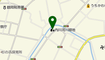 内川河川緑地の地図画像